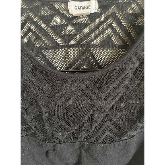 Garage Aztec Mesh Crop Tank Sz S - Picture 2 of 6